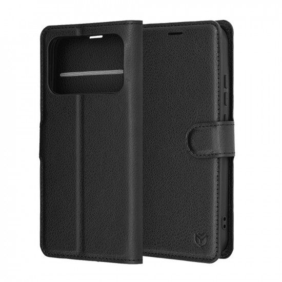 Techsuit Leather Folio Xiaomi Poco F8 Pro Black