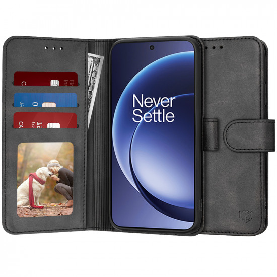 Techsuit Diary Book OnePlus 15R Black Techsuit Diary Book OnePlus 15R Black