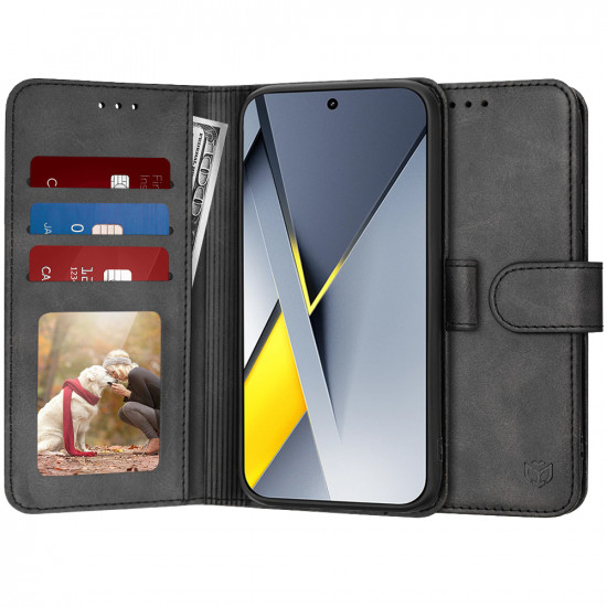 Techsuit Diary Book Xiaomi Poco F8 Pro Black