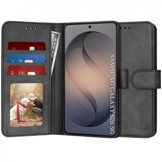 Techsuit Diary Book Samsung Galaxy S26 Black