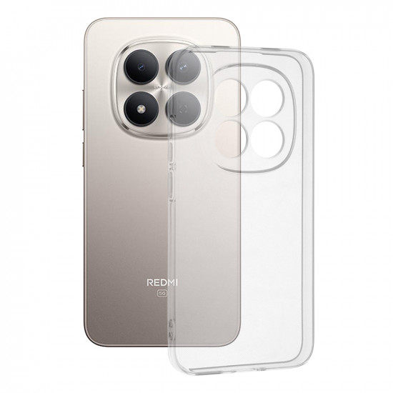 Techsuit Clear Silicone Xiaomi Redmi Note 15 Pro 5G Transparent