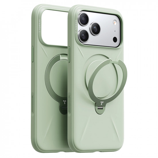 Torras QPRO Silicone Series iPhone 17 Pro Matcha Green Torras QPRO Silicone Series iPhone 17 Pro Matcha Green