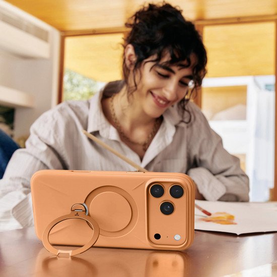 Torras QPRO Silicone Series iPhone 17 Pro Max Dessert Gold Torras QPRO Silicone Series iPhone 17 Pro Max Dessert Gold