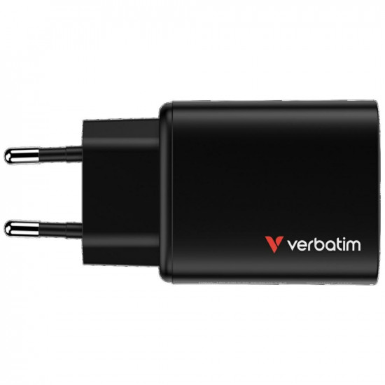 Verbatim Essentials mains charger GaN 65W black 32352 Verbatim Essentials mains charger GaN 65W black 32352