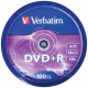 DVD+R Disc Verbatim 4.7GB 16X 100pcs silver 43551