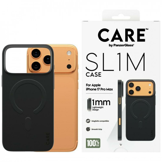 Case CARE by PanzerGlass SL1M MagSafe for iPhone 17 Pro Max black