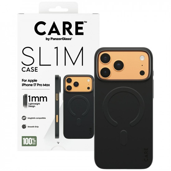 Case CARE by PanzerGlass SL1M MagSafe for iPhone 17 Pro Max black
