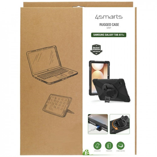 Case 4smarts Rugged Case Grip for Samsung Galaxy Tab A11+ black