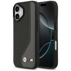 Case BMW M Carbon Logo MagSafe for iPhone 17 anthracite