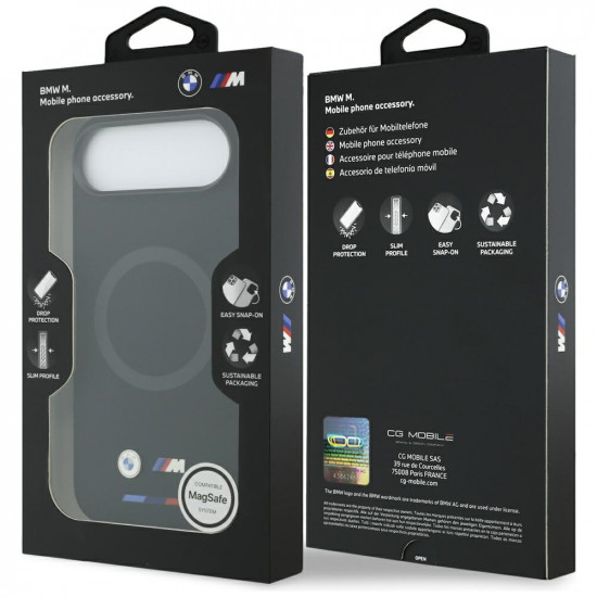 BMW M Silicon Logo MagSafe Case for iPhone Air Black
