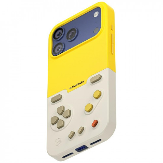 Case GAMEBABY with controller for iPhone 17 Pro yellow Case GAMEBABY with controller for iPhone 17 Pro yellow