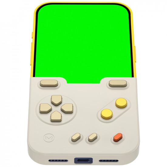 Case GAMEBABY with controller for iPhone 17 Pro yellow Case GAMEBABY with controller for iPhone 17 Pro yellow