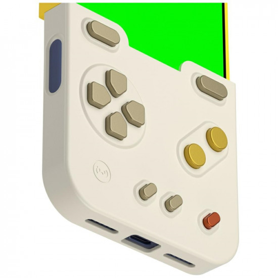 Case GAMEBABY with controller for iPhone 17 Pro yellow Case GAMEBABY with controller for iPhone 17 Pro yellow