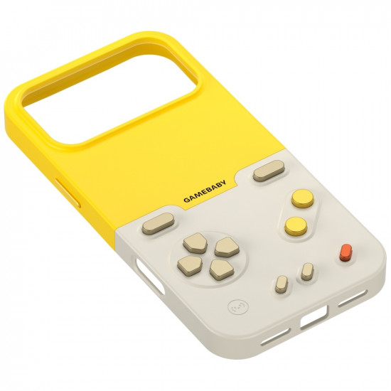 Case GAMEBABY with controller for iPhone 17 Pro yellow Case GAMEBABY with controller for iPhone 17 Pro yellow