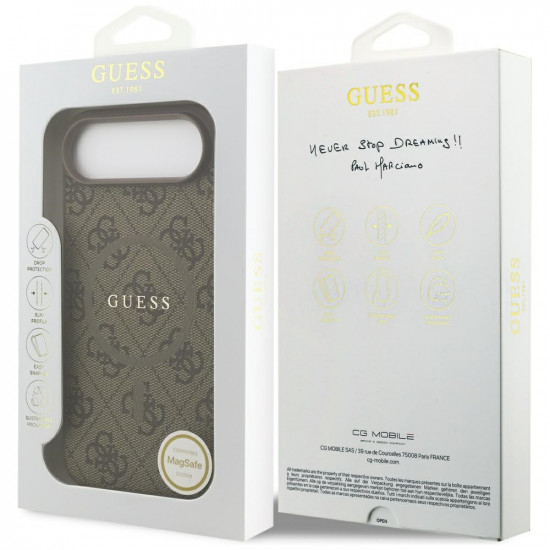 Guess 4G Ring Classic Logo MagSafe Case for iPhone Air Brown Guess 4G Ring Classic Logo MagSafe Case for iPhone Air Brown