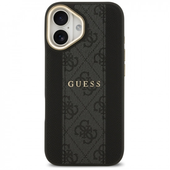 Case Guess 4G Stripe MagSafe for iPhone 17 black Case Guess 4G Stripe MagSafe for iPhone 17 black