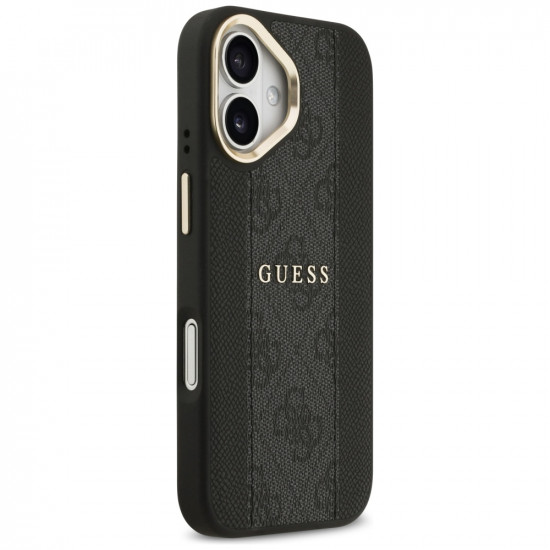 Case Guess 4G Stripe MagSafe for iPhone 17 black Case Guess 4G Stripe MagSafe for iPhone 17 black