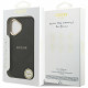 Case Guess Peony Hot Stamp MagSafe for iPhone 17 black Case Guess Peony Hot Stamp MagSafe for iPhone 17 black