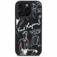 Case Karl Lagerfeld Grained Pattern &amp; Logo MagSafe for iPhone 16 Pro Max black