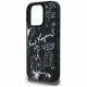 Case Karl Lagerfeld Grained Pattern &amp; Logo MagSafe for iPhone 16 Pro Max black