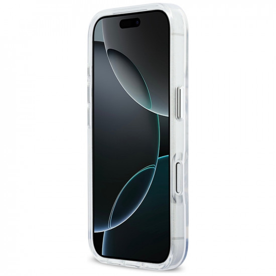 Case Karl Lagerfeld IML Peekaboo MagSafe for iPhone 17 Pro transparent