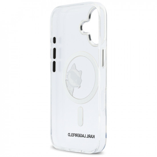 Case Karl Lagerfeld IML Peekaboo MagSafe for iPhone 17 transparent
