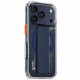 Case Skinarma Haxa for iPhone 17 Pro Magnetic Charging + Grip Stand blue