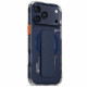 Case Skinarma Haxa for iPhone 17 Pro Max Magnetic Charging + Grip Stand blue
