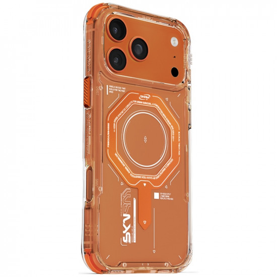Skinarma Magma Case for iPhone 17 Pro Max Magnetic Charging Orange Skinarma Magma Case for iPhone 17 Pro Max Magnetic Charging Orange