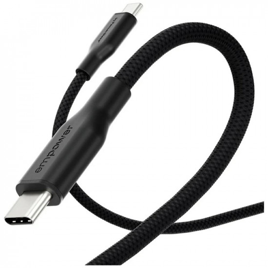 Cable empower by PanzerGlass Racing 60W USB-C to USB-C 2m black