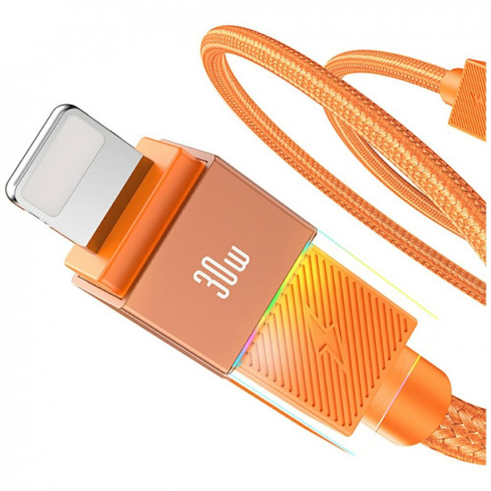 Cable USAMS SJ776 PD 30W USB-C/Lightning 1.2m tarnish Cable USAMS SJ776 PD 30W USB-C/Lightning 1.2m tarnish