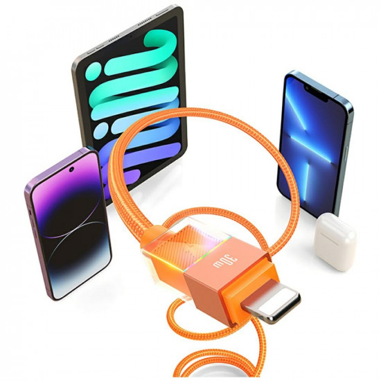 Cable USAMS SJ776 PD 30W USB-C/Lightning 1.2m tarnish Cable USAMS SJ776 PD 30W USB-C/Lightning 1.2m tarnish