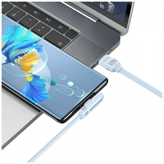 Cable USAMS US-SJ651 USB-A/USB-C white