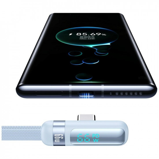 Cable USAMS US-SJ651 USB-A/USB-C blue