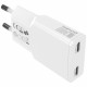 Wall charger 4smarts FlatPlug Slim Dual 30W GaN 2xUSB-C white Wall charger 4smarts FlatPlug Slim Dual 30W GaN 2xUSB-C white