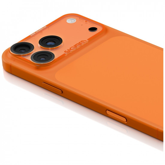 Camera Lens Glass Skinarma Magma Full Matte for iPhone 17 Pro orange