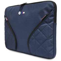 Bag BMW Nylon Pockets &amp; Metal Logo Sleeve 16" navy
