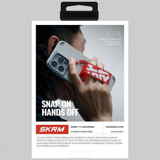 Magnetic handle Skinarma Arch XE Phaze Smart Grip-Stand blue