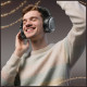 AWEI over-ear Bluetooth headphones AT78 ANC black AWEI over-ear Bluetooth headphones AT78 ANC black