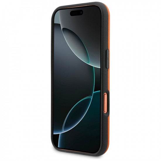 Case BMW M FW Logo Metal MagSafe for iPhone 17 Pro orange