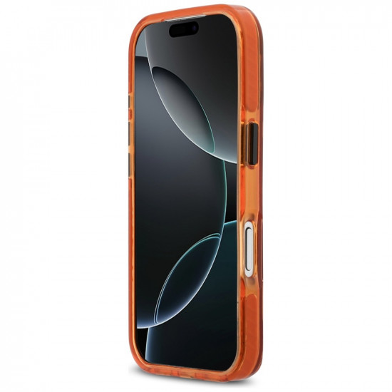 BMW M IML Shockproof Metal Logos MagSafe Case for iPhone 17 Pro Max Orange