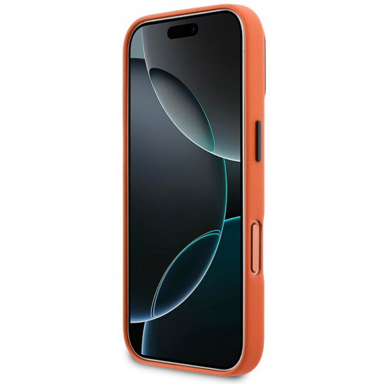 Case BMW M Metal Logo MagSafe for iPhone 17 Pro Max orange Case BMW M Metal Logo MagSafe for iPhone 17 Pro Max orange