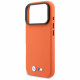 Case BMW M Metal Logo MagSafe for iPhone 17 Pro Max orange Case BMW M Metal Logo MagSafe for iPhone 17 Pro Max orange