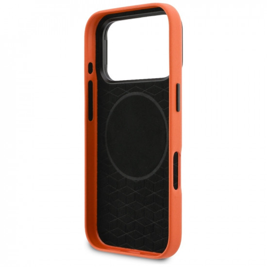 Case BMW M Metal Logo MagSafe for iPhone 17 Pro orange Case BMW M Metal Logo MagSafe for iPhone 17 Pro orange