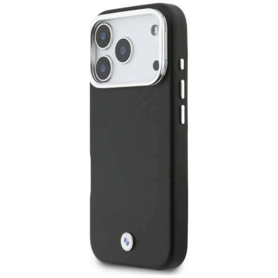 BMW M Sign Metal Logo MagSafe Case for iPhone 17 Pro Black