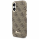 Case Guess 4G Script MagSafe for iPhone 17 brown