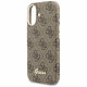 Case Guess 4G Script MagSafe for iPhone 17 brown