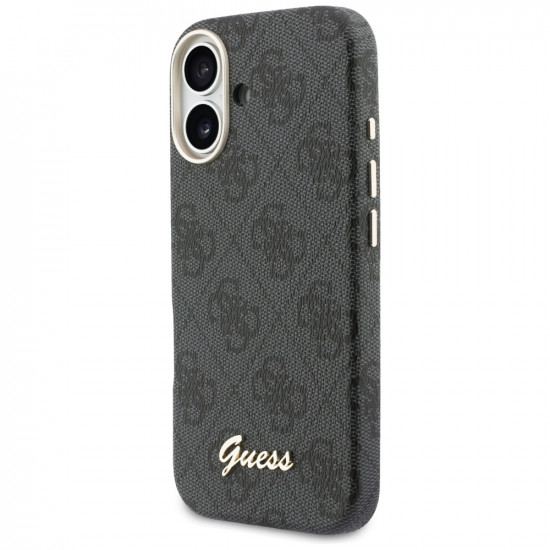 Case Guess 4G Script MagSafe for iPhone 17 black Case Guess 4G Script MagSafe for iPhone 17 black