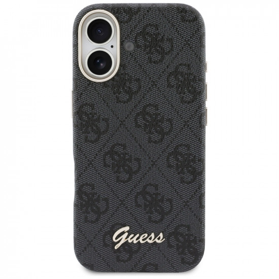 Case Guess 4G Script MagSafe for iPhone 17 black Case Guess 4G Script MagSafe for iPhone 17 black