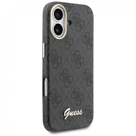 Case Guess 4G Script MagSafe for iPhone 17 black Case Guess 4G Script MagSafe for iPhone 17 black